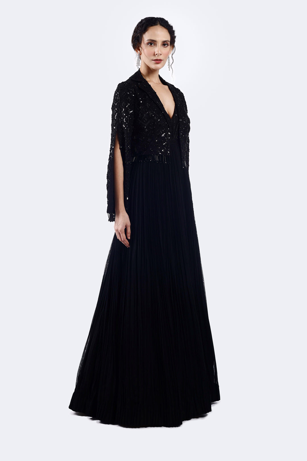 Gown with Cape Jacket