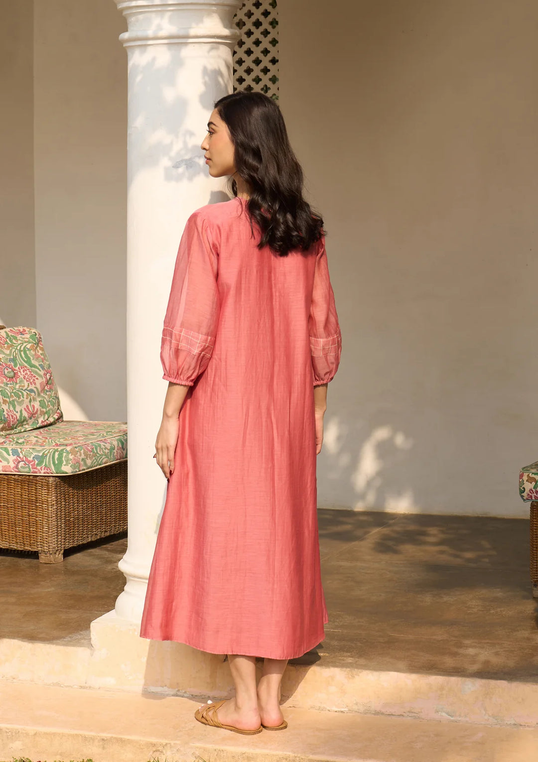 Hibiscus Applique Dress