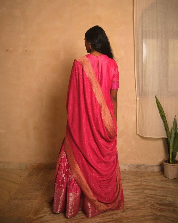 Top With Skirt and Dupatta