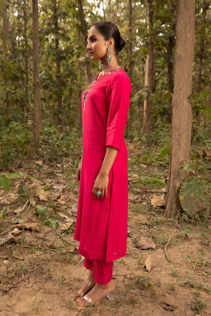 rani kurta set