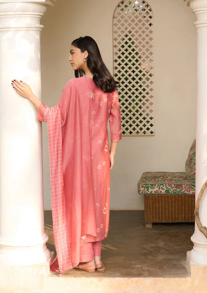 Hibiscus Floral Kurta Set
