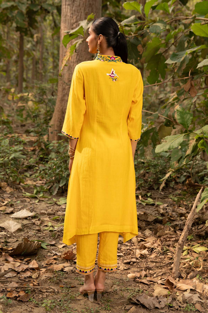 ocher tunic set