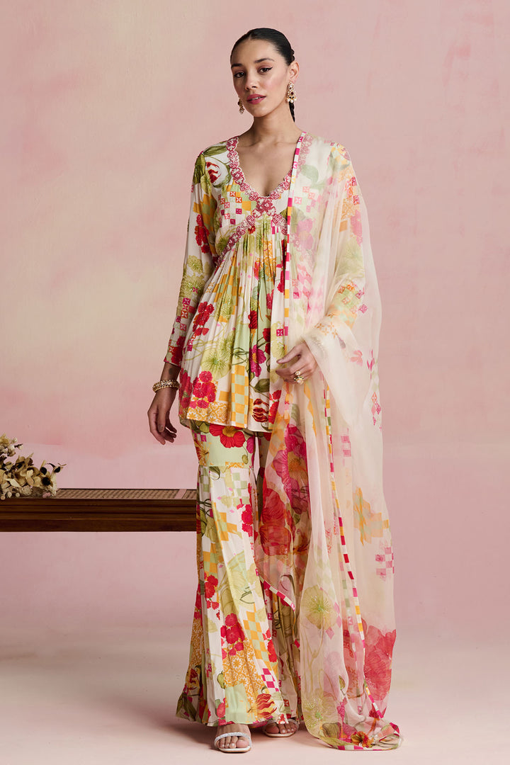 Roop Short Kurta Garara Set
