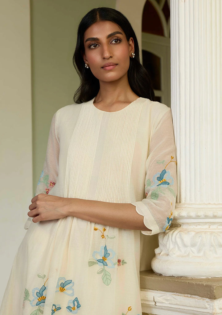 Ivory Applique Co-ord Set