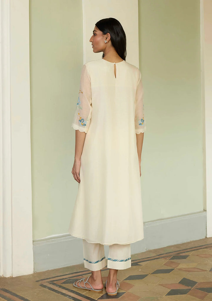 Ivory Applique Co-ord Set