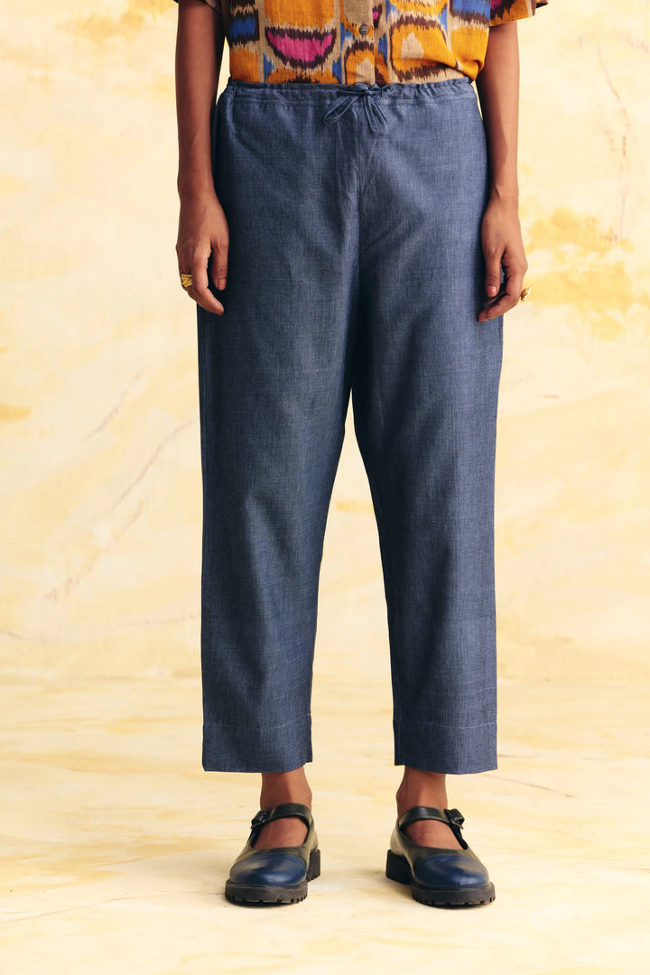 Slate Grey Straight Pant