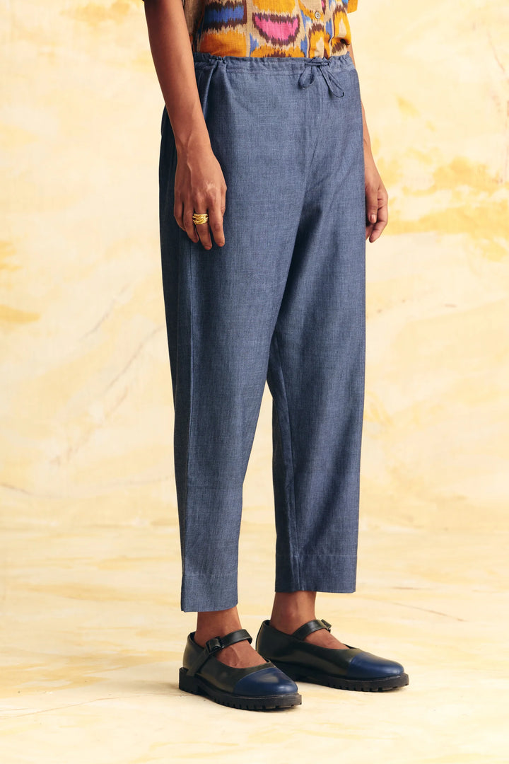 Slate Grey Straight Pant