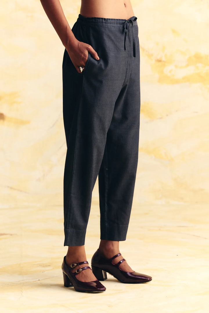 Charcoal Straight Pant
