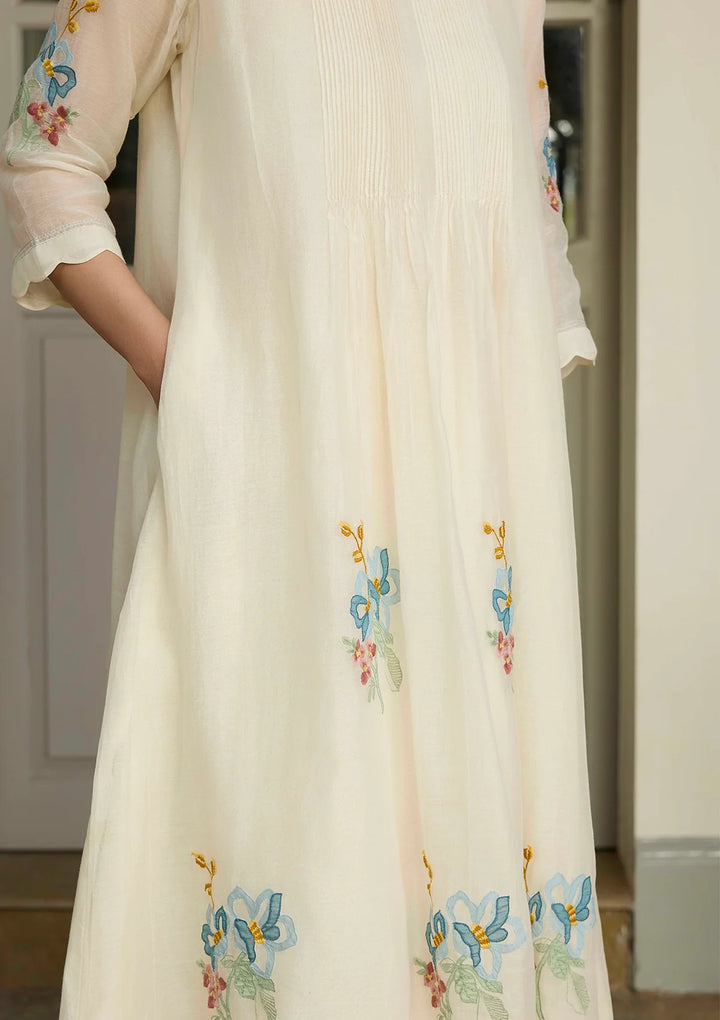 Ivory Pintuck Co-ord Set