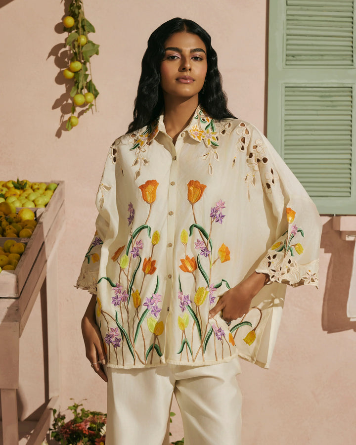 Ivory Tulip Shirt