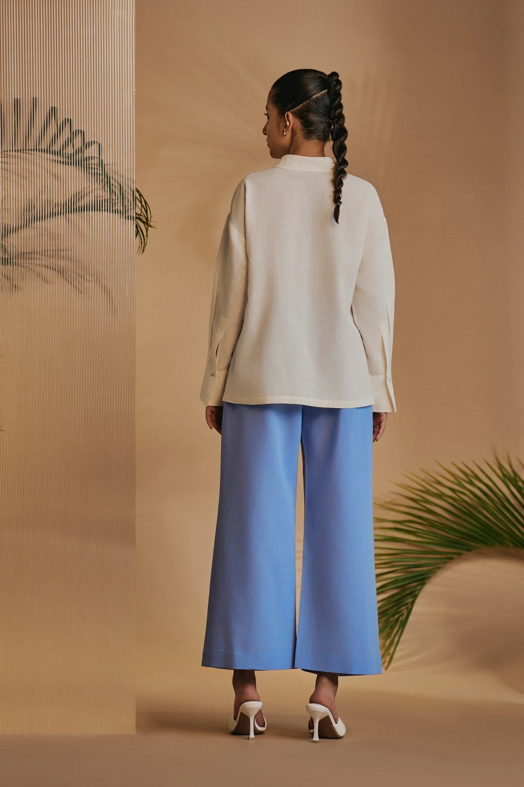 Origani Ivory Blue Reverie Shirt