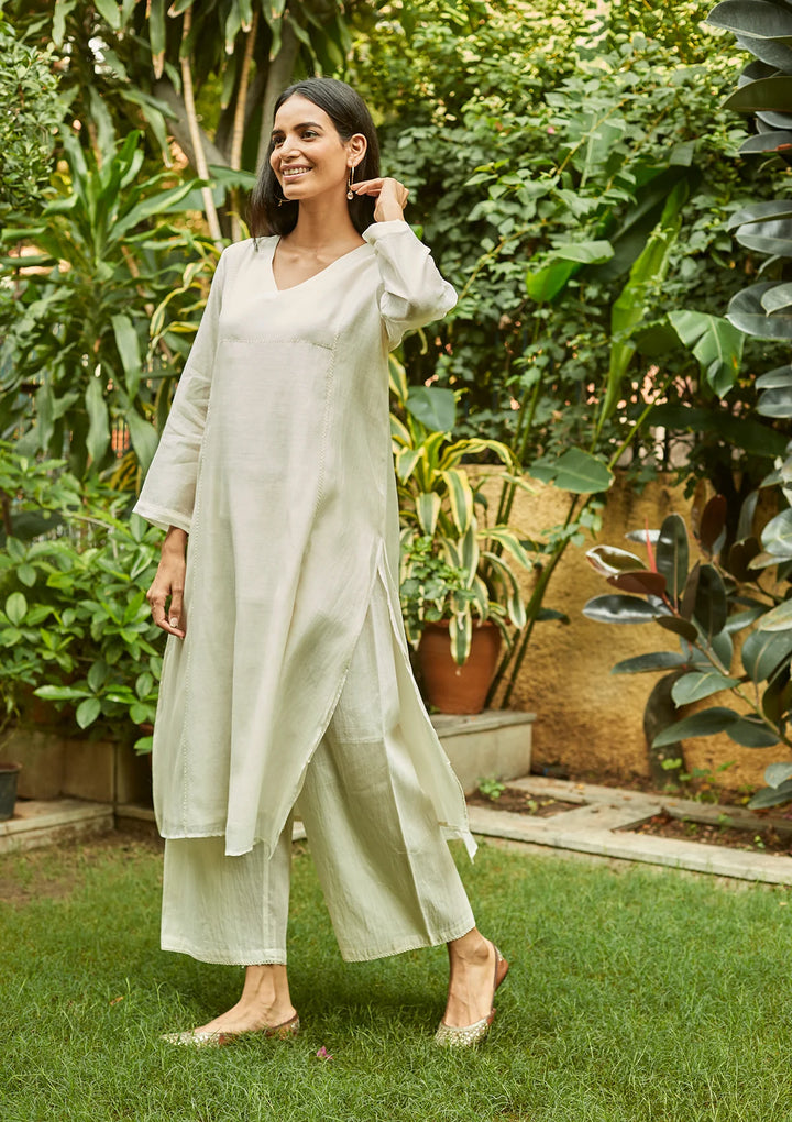 Ivory Basic Kurta Set