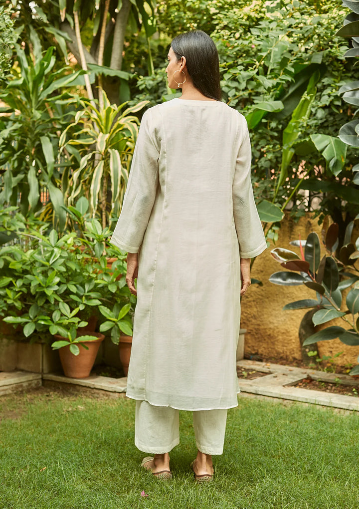 Ivory Basic Kurta Set