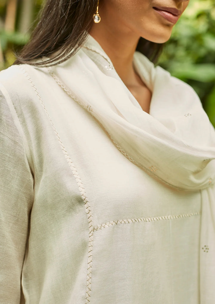 Ivory Basic Kurta Set