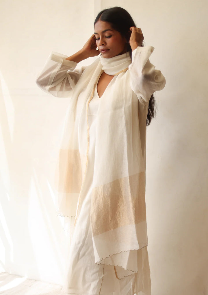 Ivory Basic Kurta Set