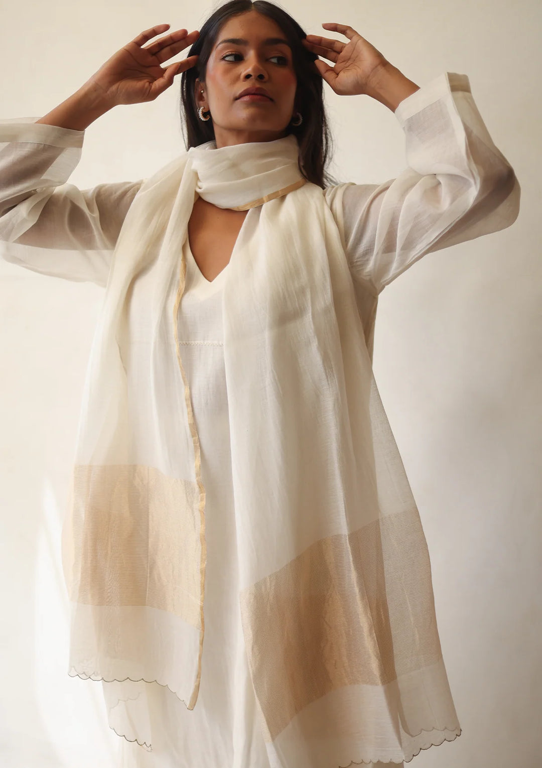 Ivory Basic Kurta Set