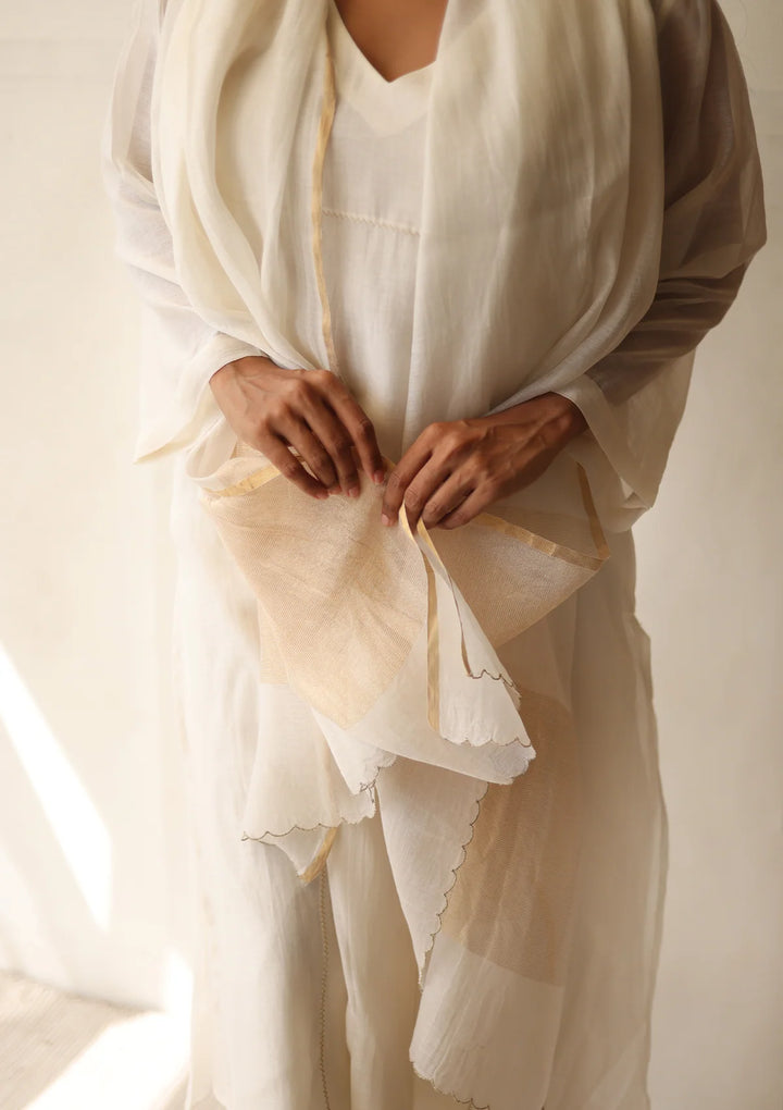 Ivory Basic Kurta Set