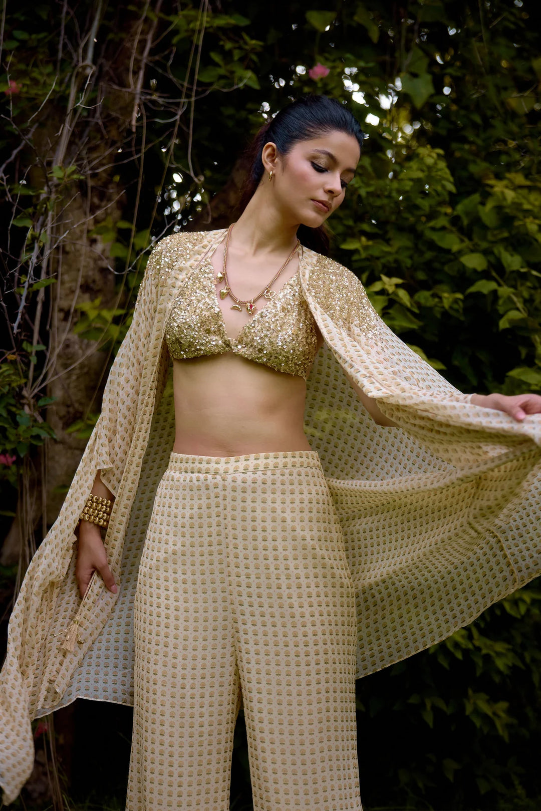 Janeman Cream Co-ord Set