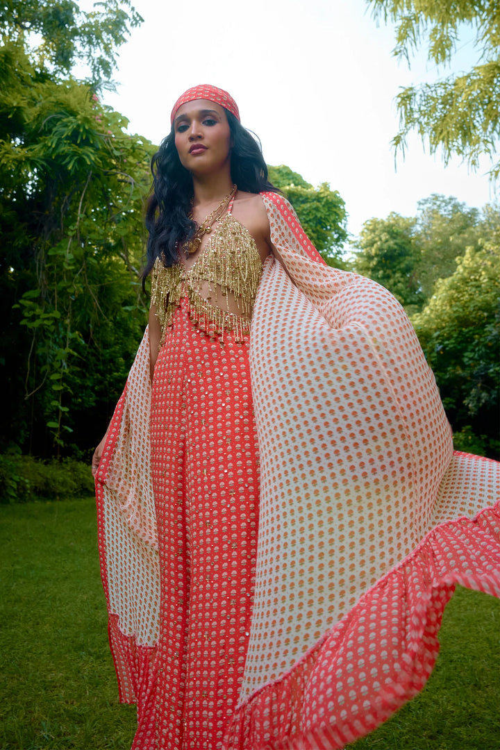 Janeman Coral Jumpsuit