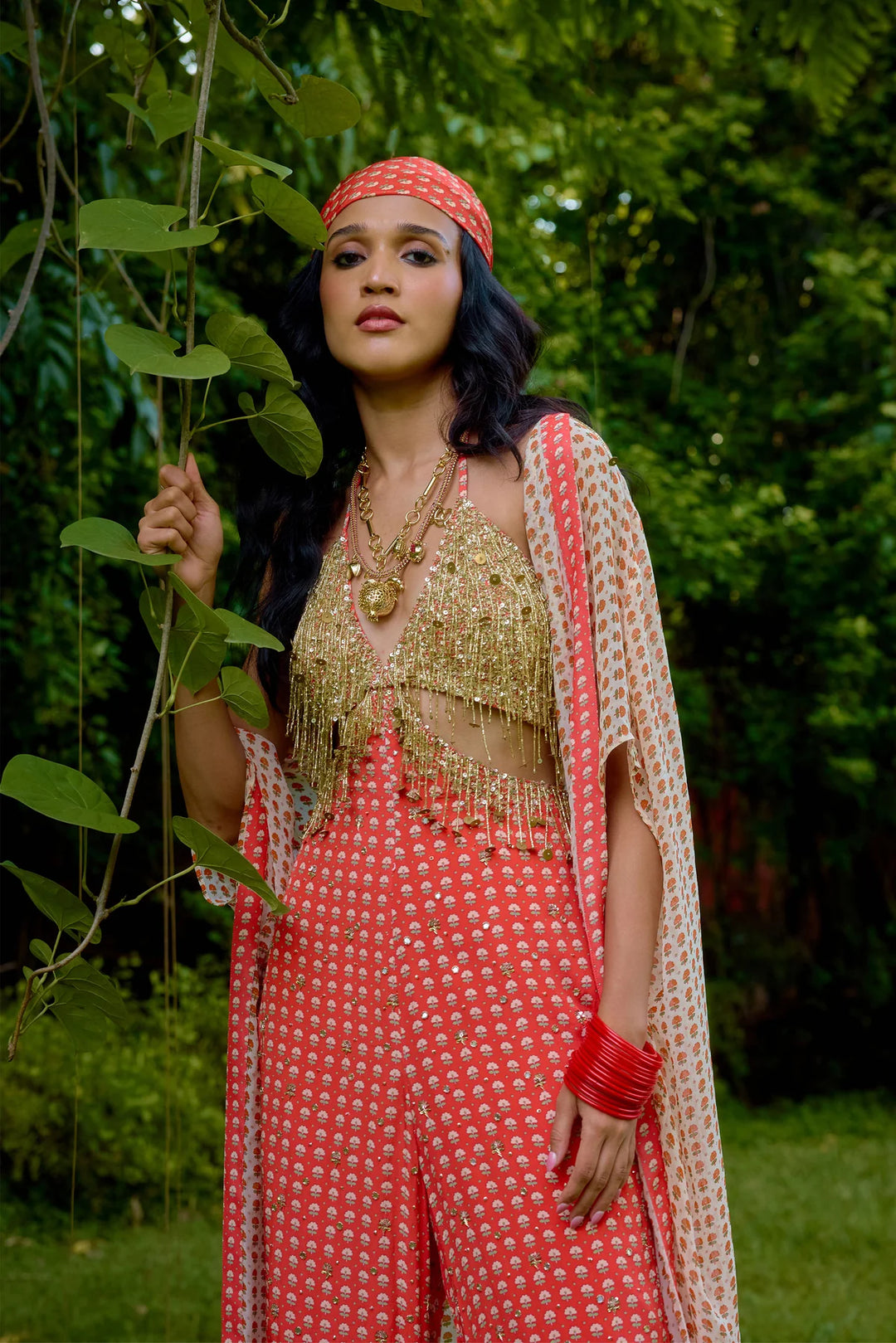 Janeman Coral Jumpsuit