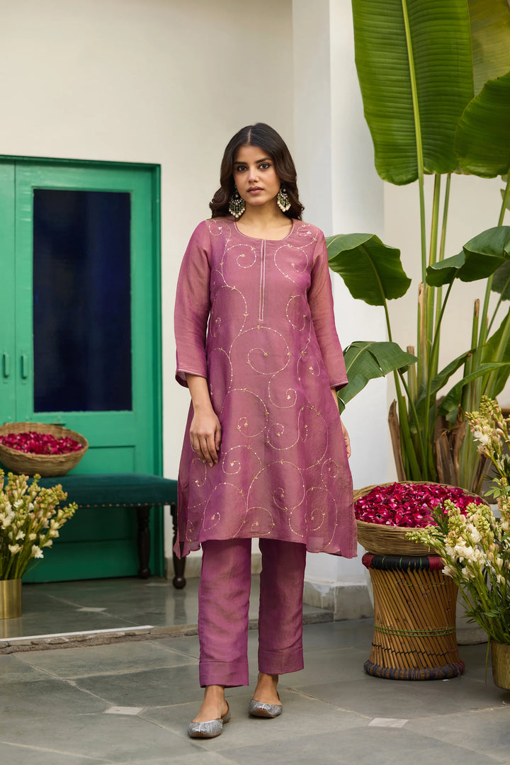 Jhilmil Motichoor Kurta Set