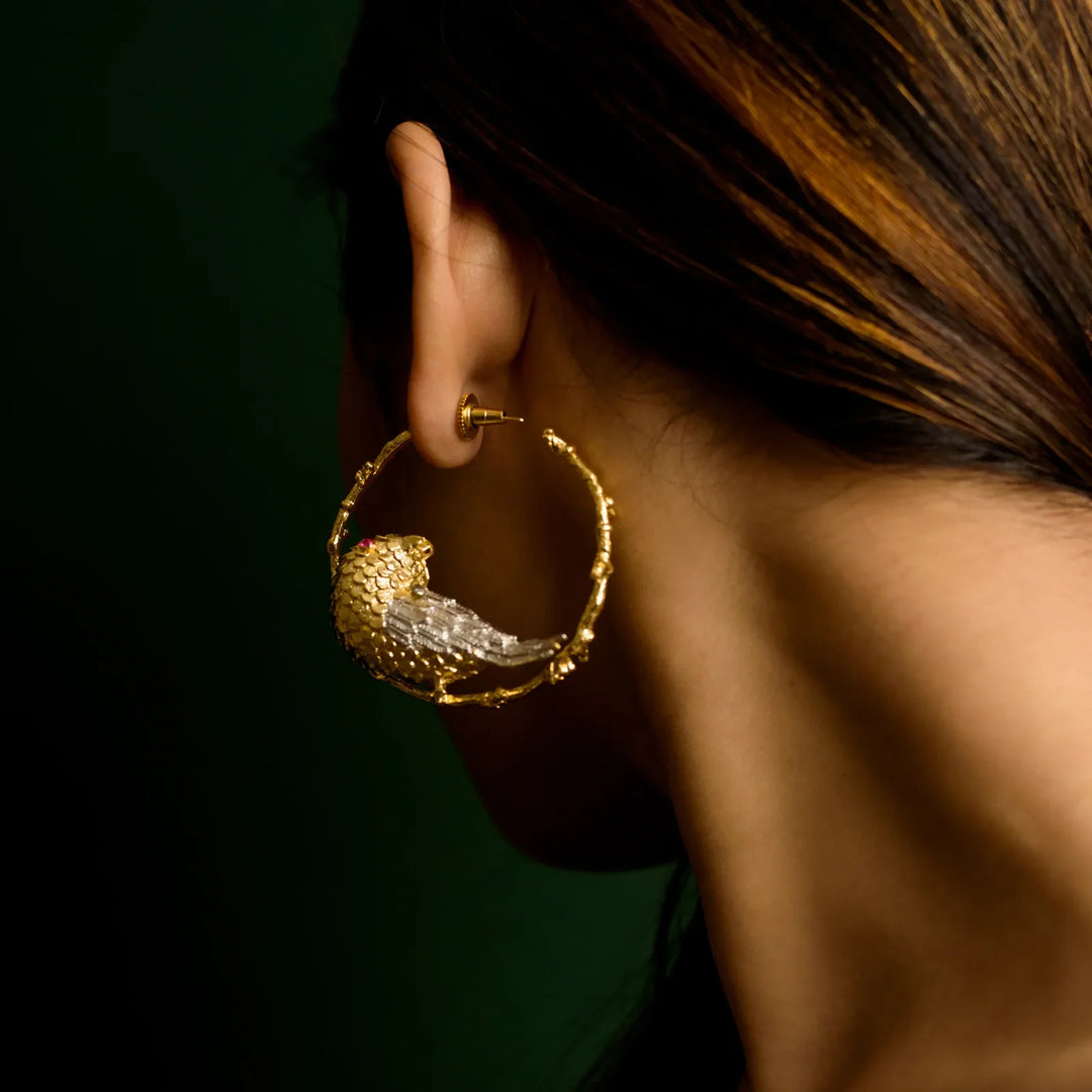 Jovial in Spring Gold Plated Earrings