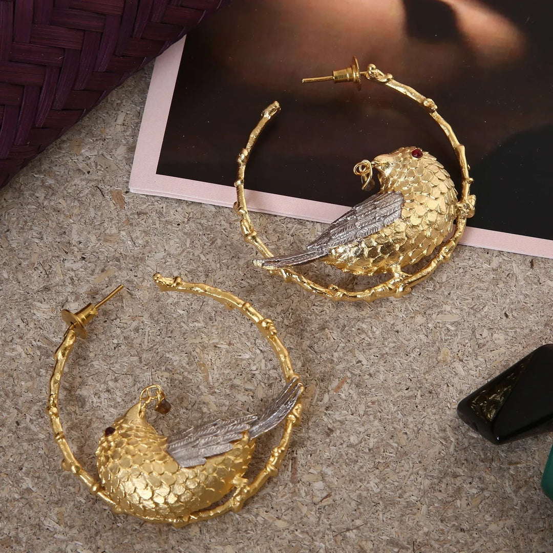 Jovial in Spring Gold Plated Earrings