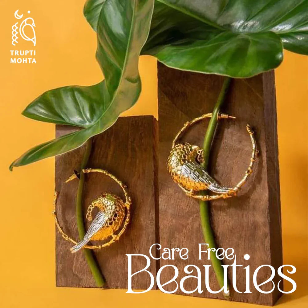 Jovial in Spring Gold Plated Earrings