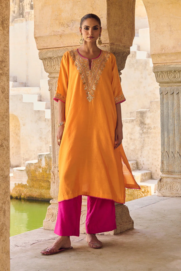 Kesari Kaftan Set