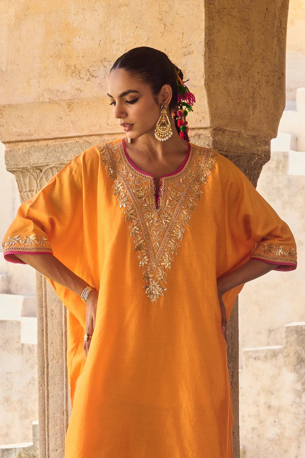 Kesari Kaftan Set