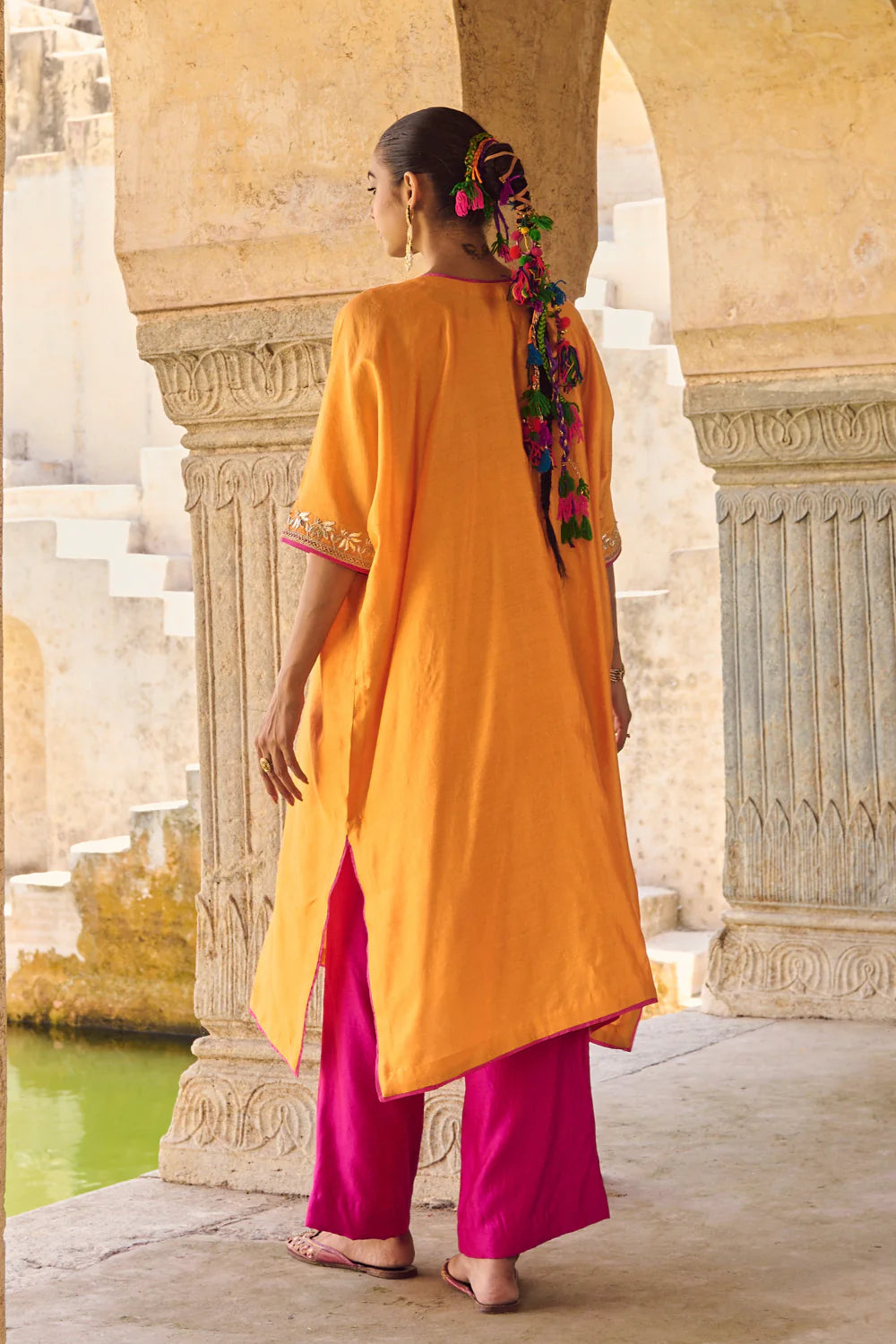 Kesari Kaftan Set