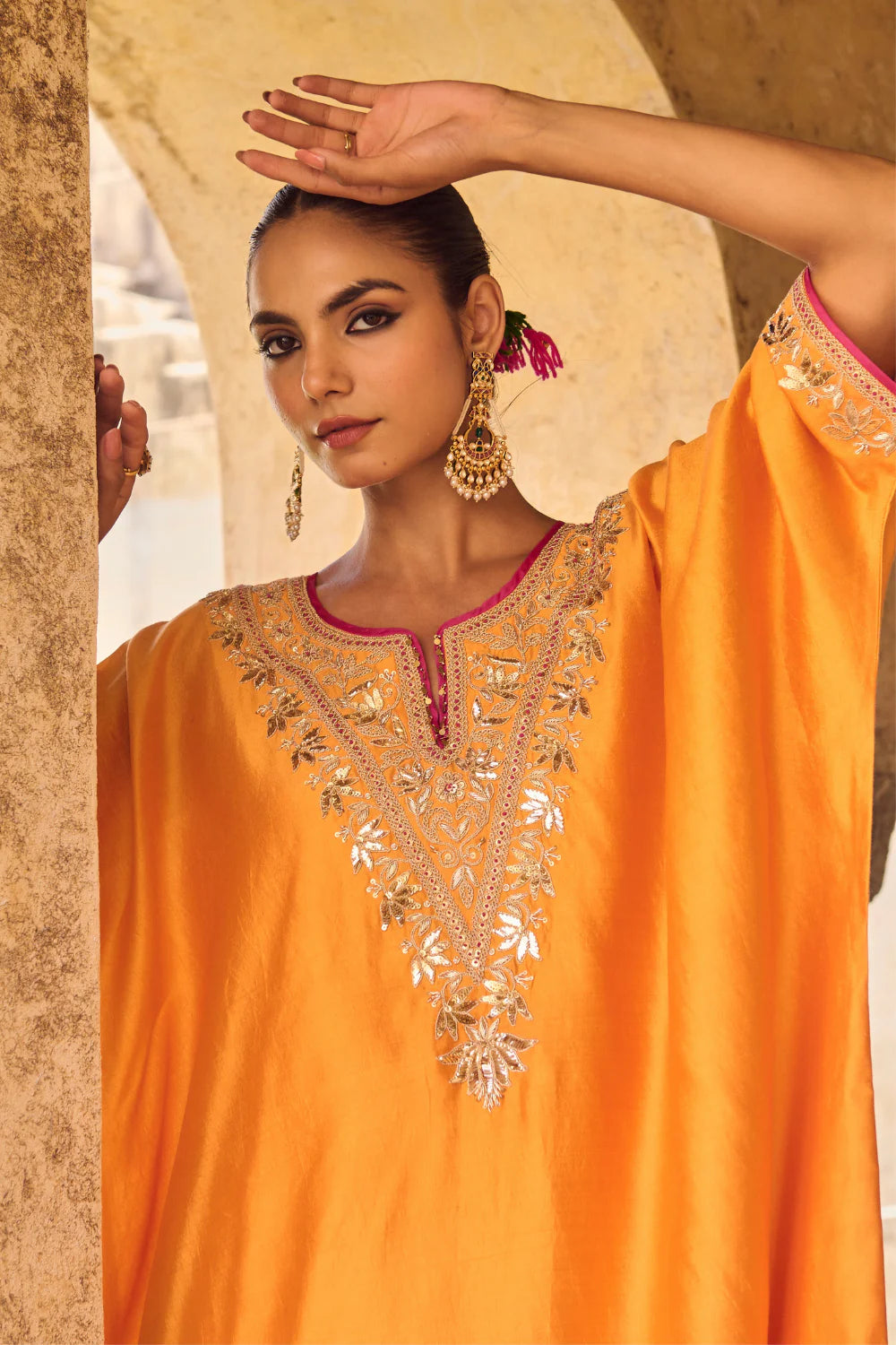 Kesari Kaftan Set