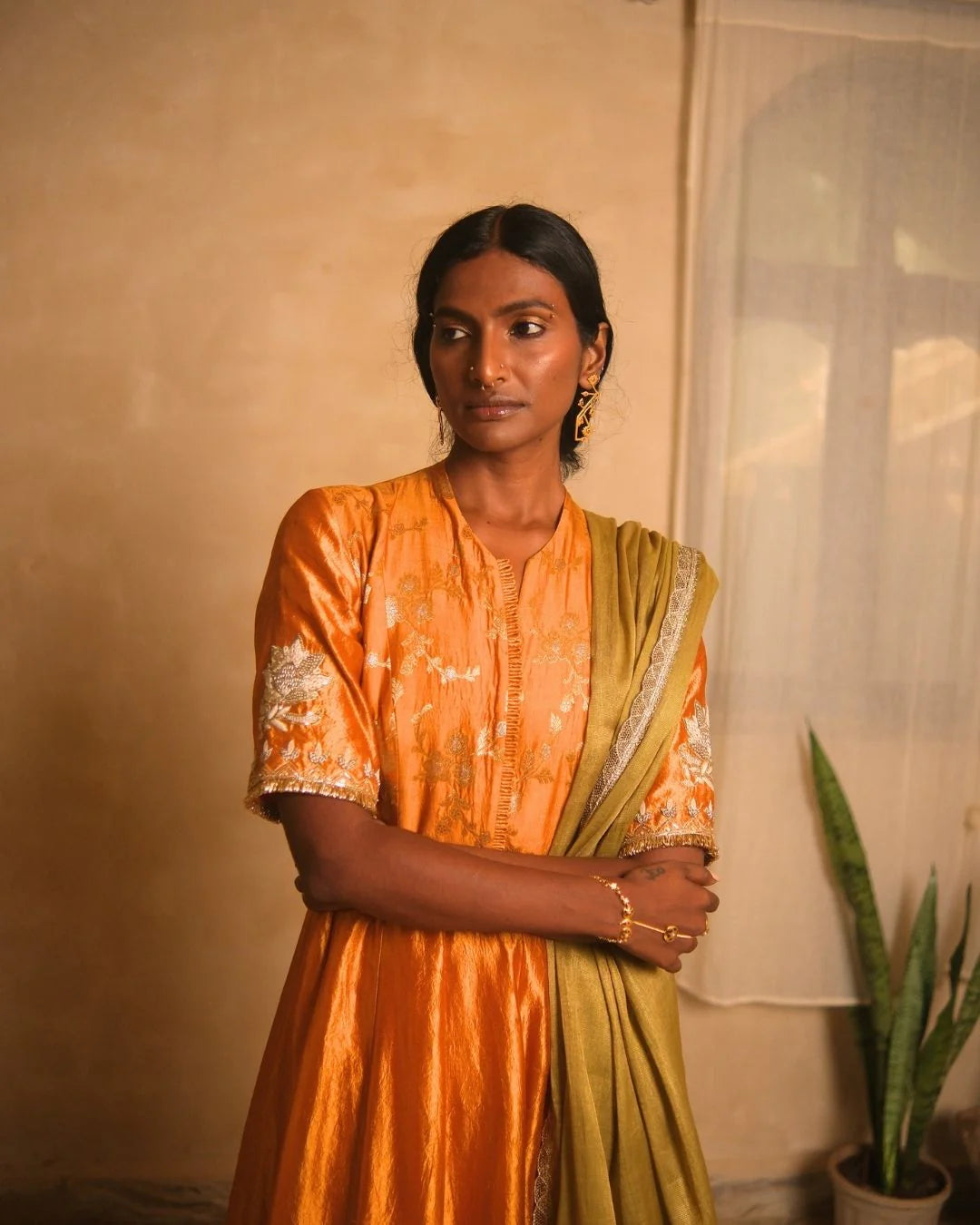 Kurta With Pants & Dupatta