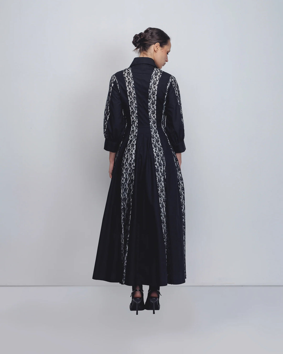 Lace Panelled Dress