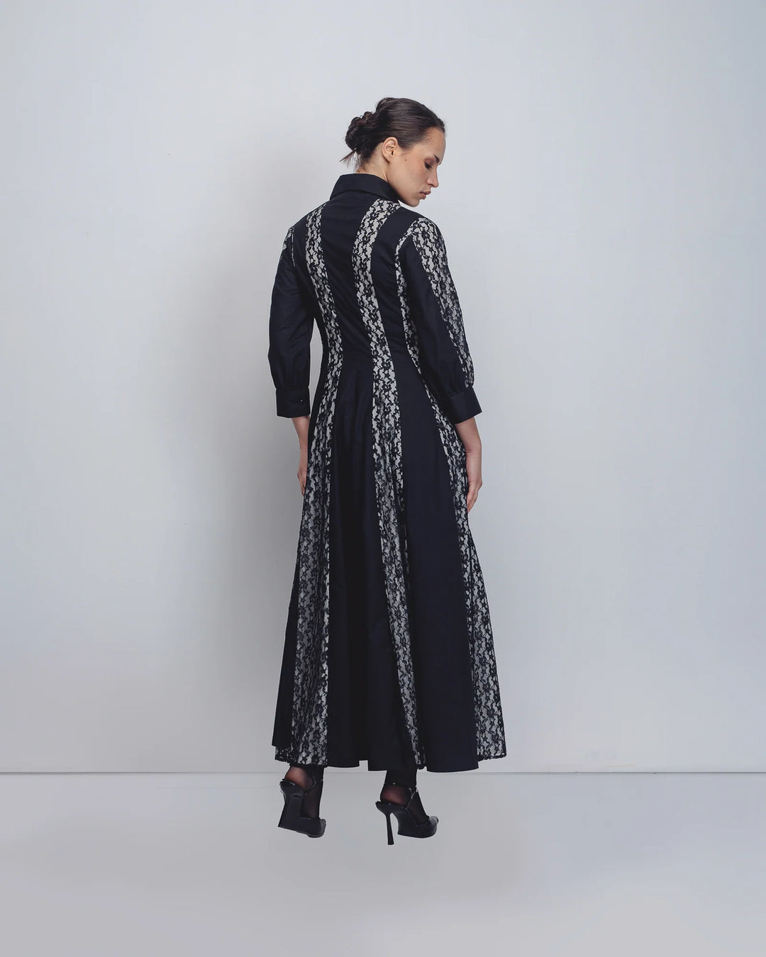 Lace Panelled Dress