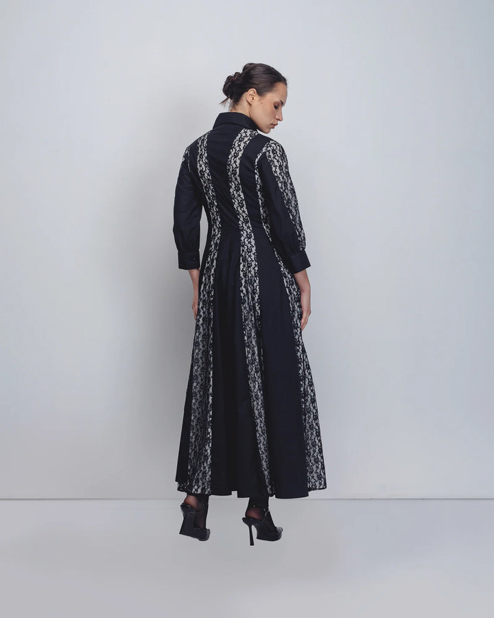 Lace Panelled Dress
