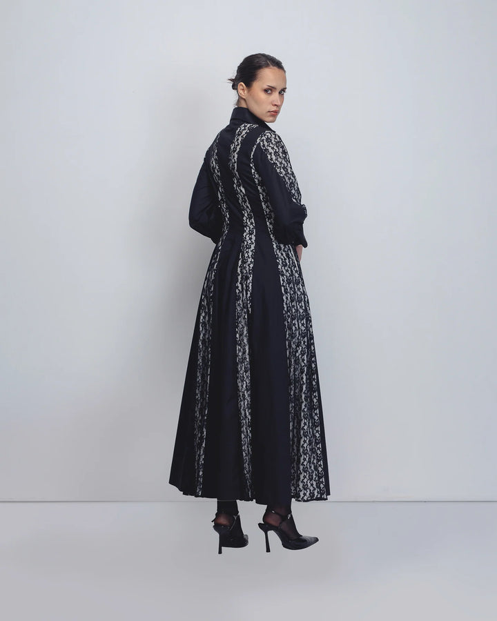 Lace Panelled Dress