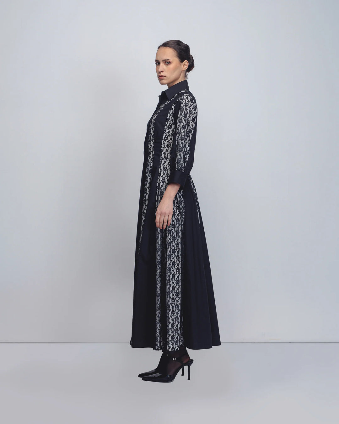 Lace Panelled Dress
