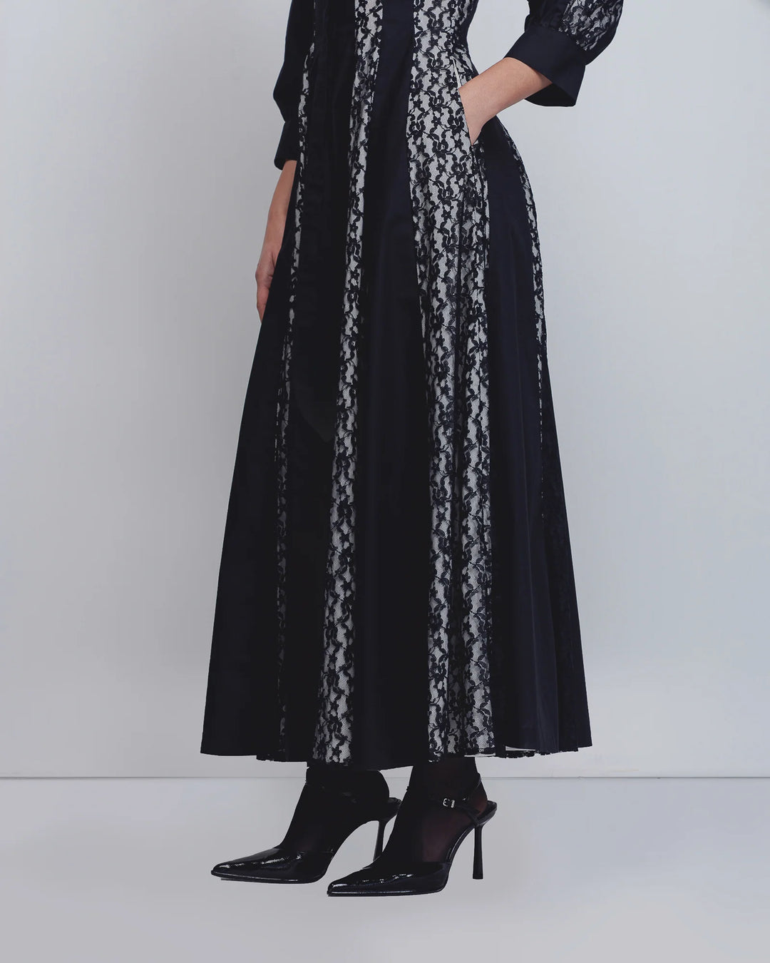 Lace Panelled Dress