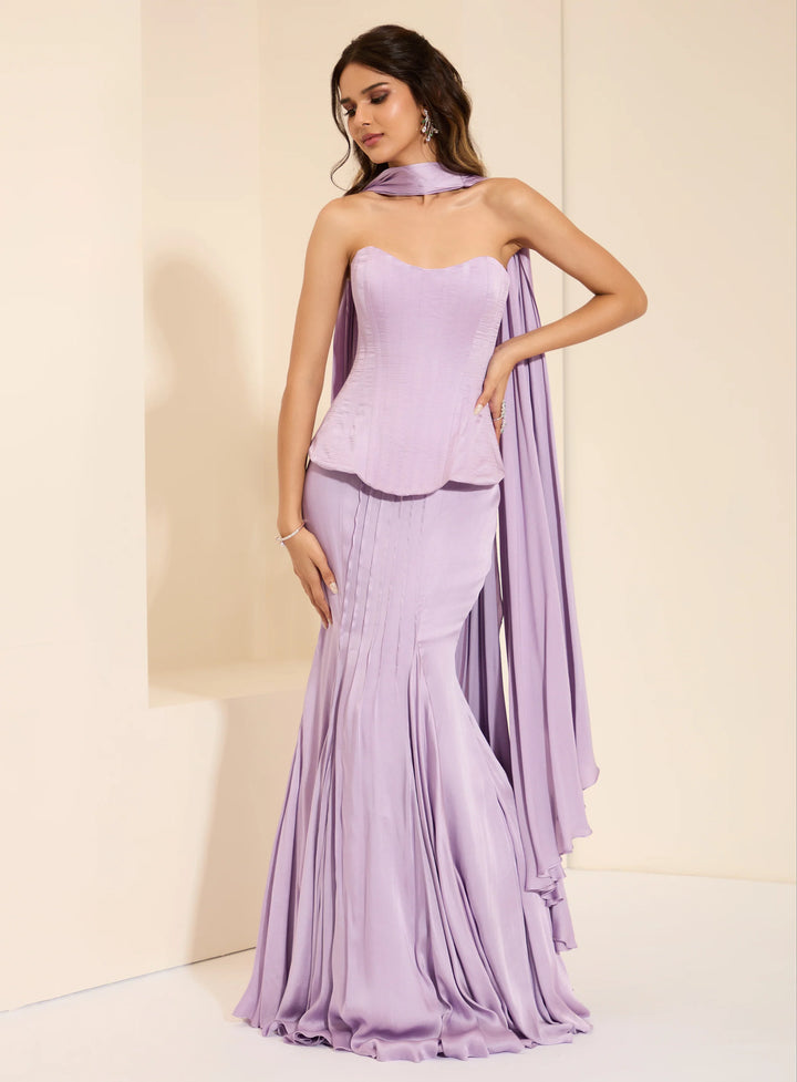 Lili Corset and Drape Saree