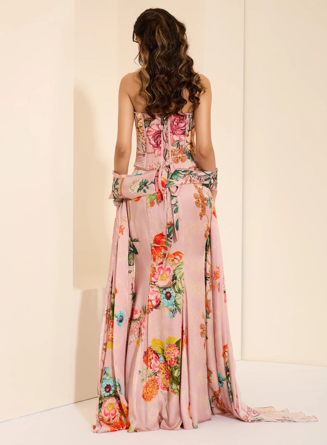 Lavender Mist Corset and Drape