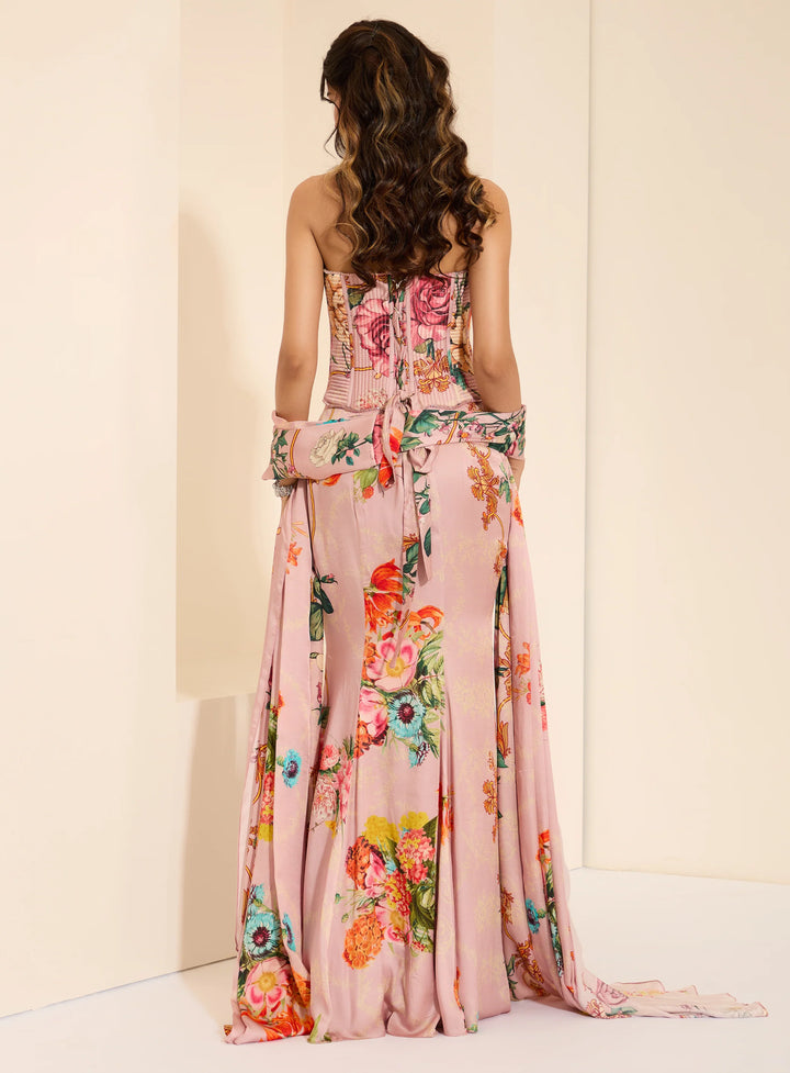 Lavender Mist Corset and Drape