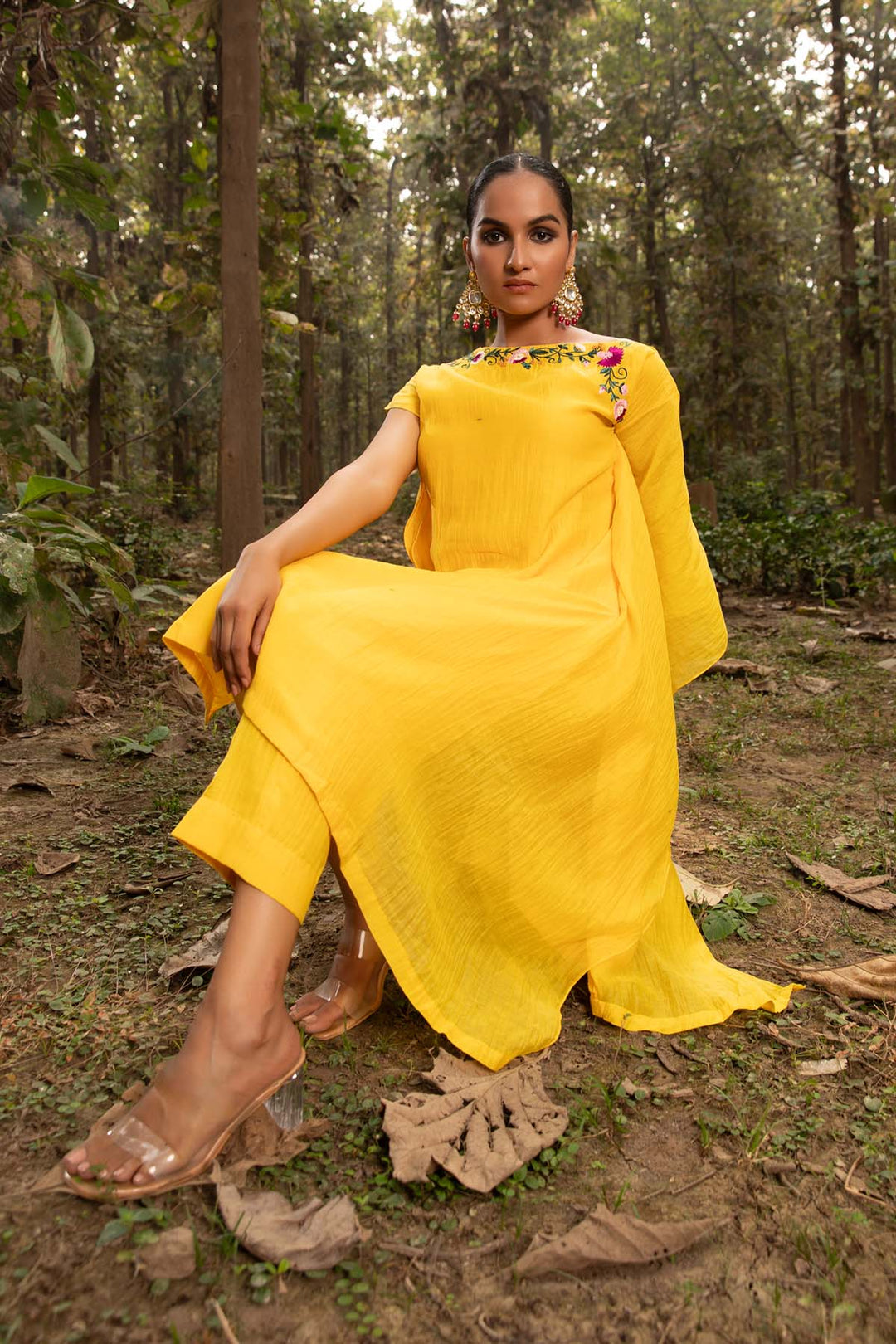 pale kaftan set