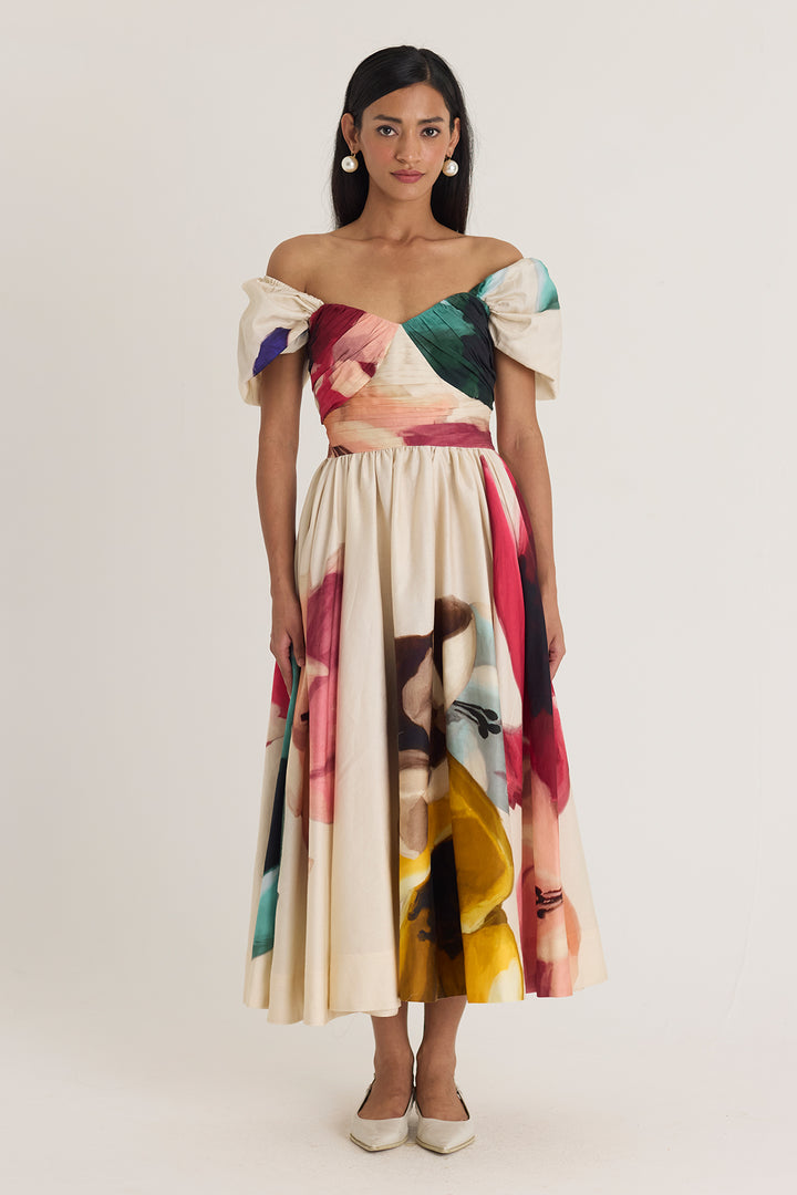 Lila Puff Sleeve Dress