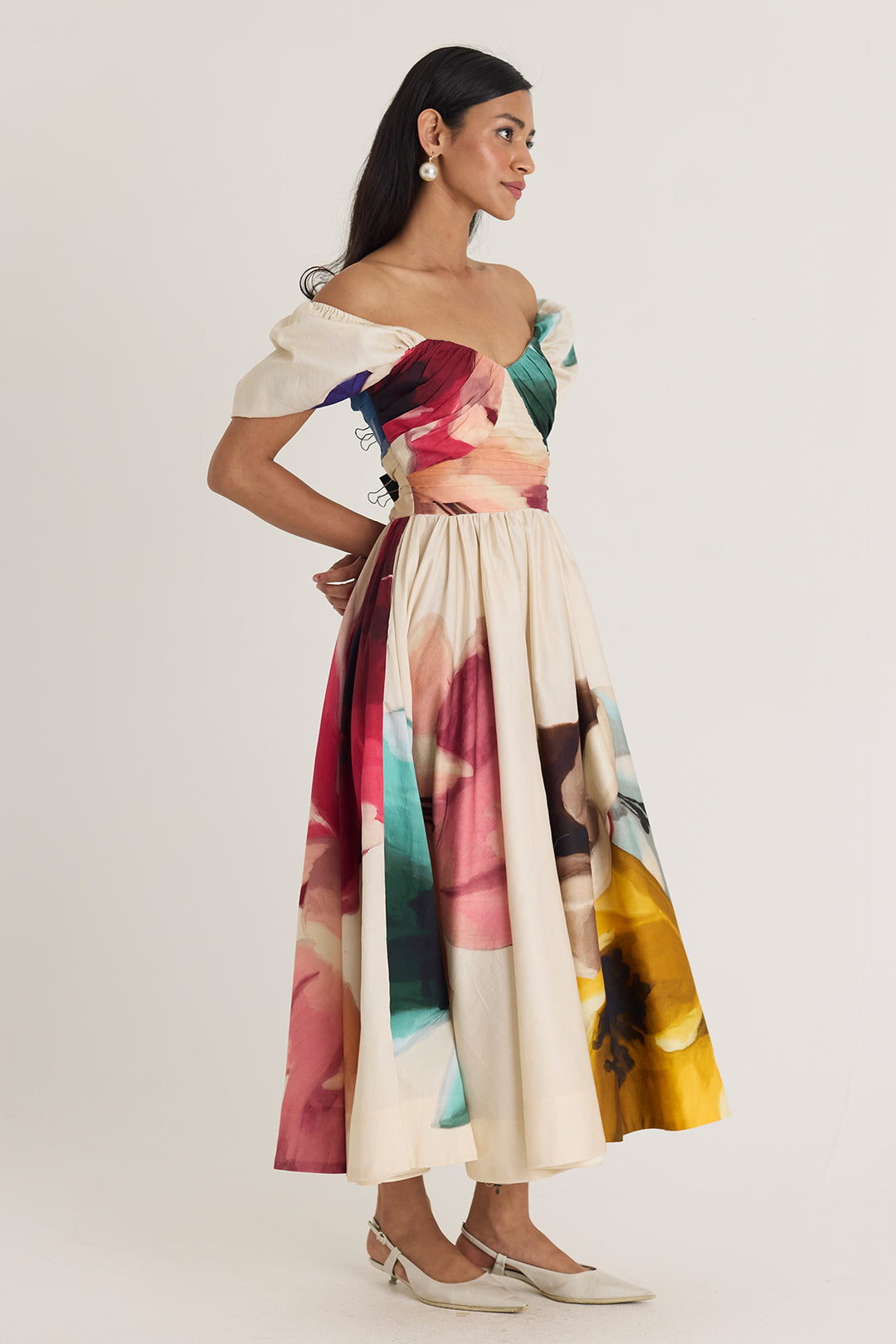 Lila Puff Sleeve Dress