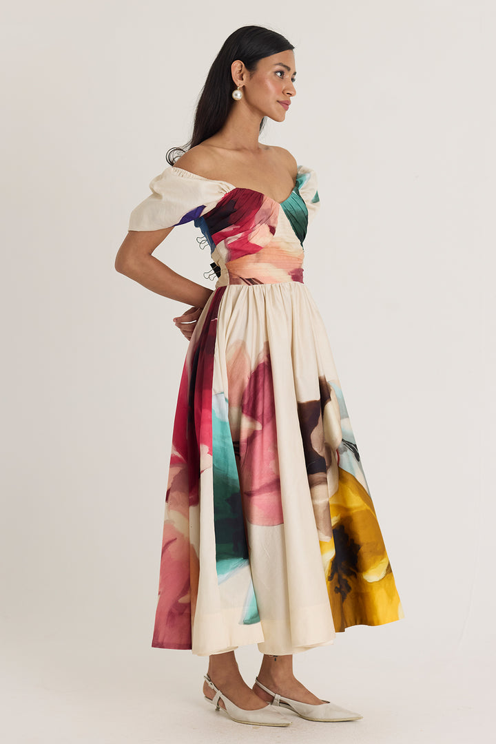 Lila Puff Sleeve Dress