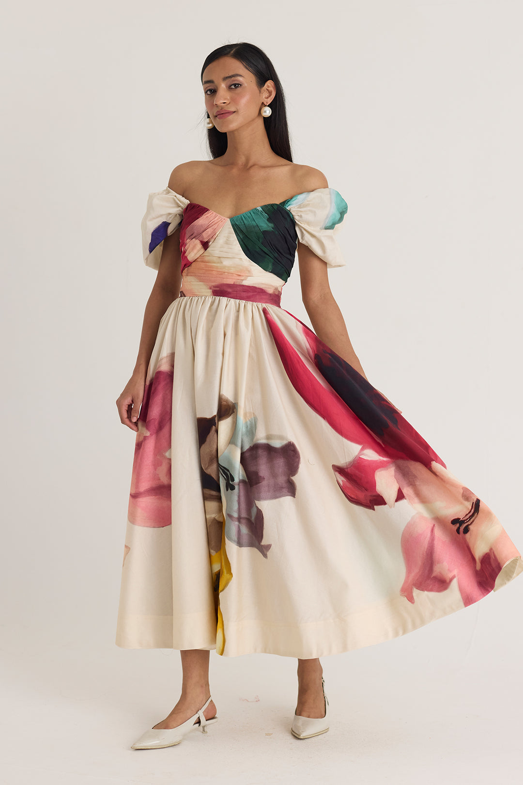 Lila Puff Sleeve Dress