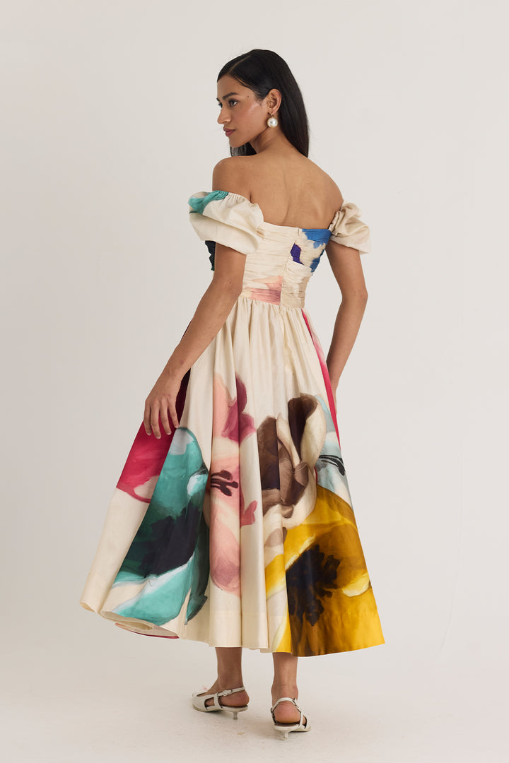 Lila Puff Sleeve Dress