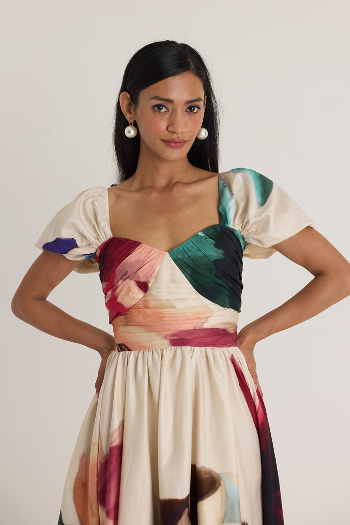 Lila Puff Sleeve Dress