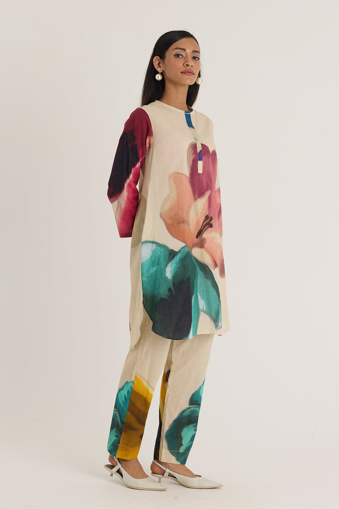 Lila Short Kurta Set